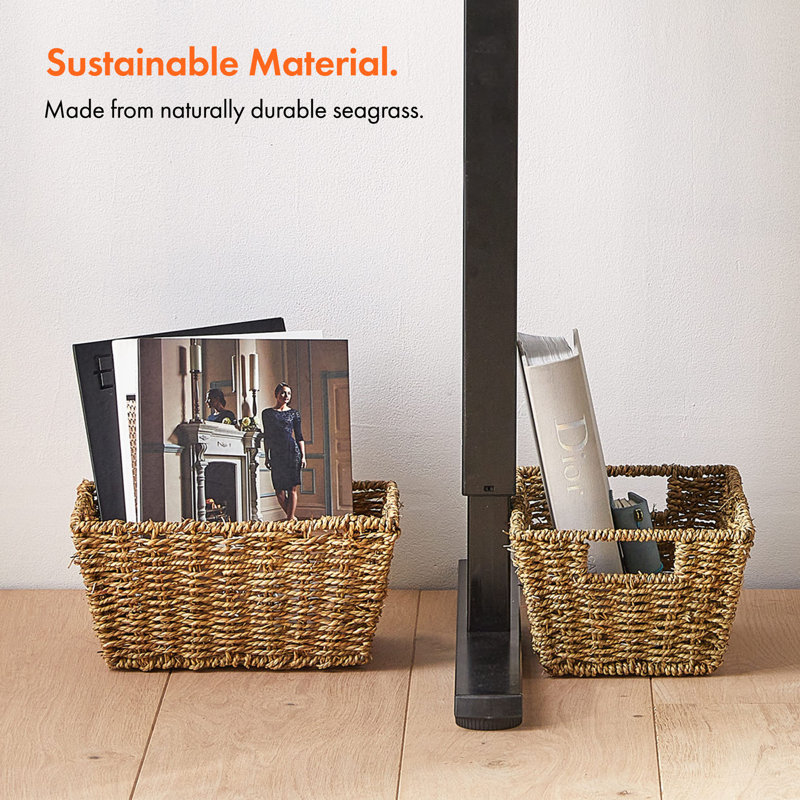 VonHaus Seagrass Decorative Basket