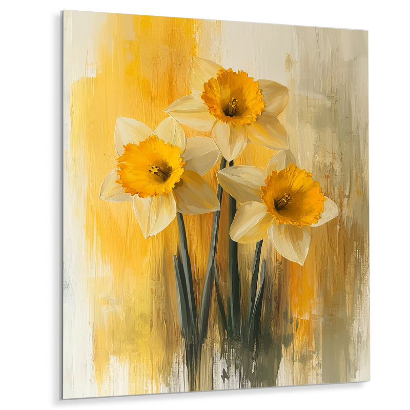 Jolita - jonquilles, impression murale, H 44 po x l 34 po