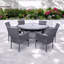 MALAGA 6 Seater Stacking Dining Set