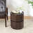High-Grade Double-Layer Storage Round Side Table