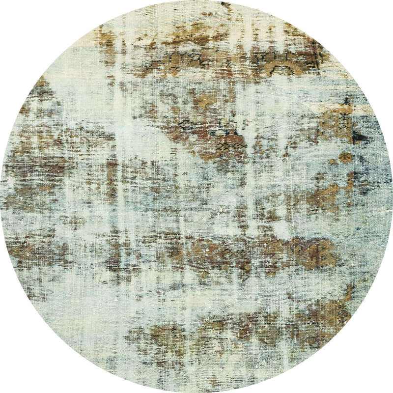 Tapis abstrait moderne 2331, Rond 5 pi