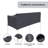 Baela 83.5" Wide Teak Patio Sofa Cover