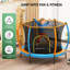Trampoline pour enfants GVDV 55 po, mini trampoline pour tout-petits avec enceinte-125428483