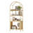 72" Tall Bookcase with Storage Shelves, Floor Standing Open Display Storage Shelf with Metal Frame, Large Organizer for Living Room, Home Office, Bedroom-1449364906