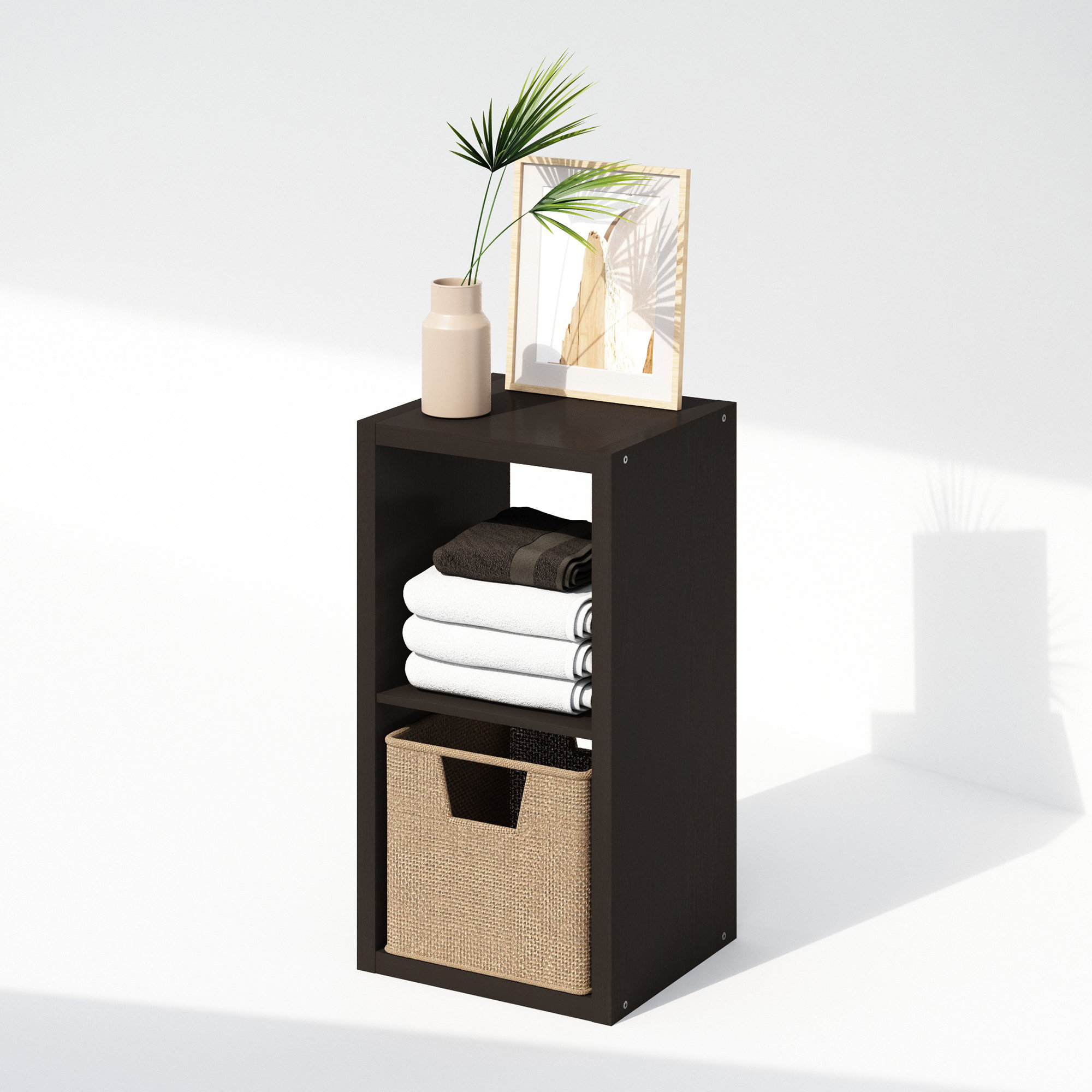Rectangular Open Back Storage Latitude Run® Cubic Open Back Multipurpose Clothing & Closet Storage ...