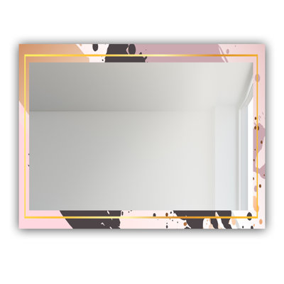 Playful Glam Bathroom/Vanity Mirror