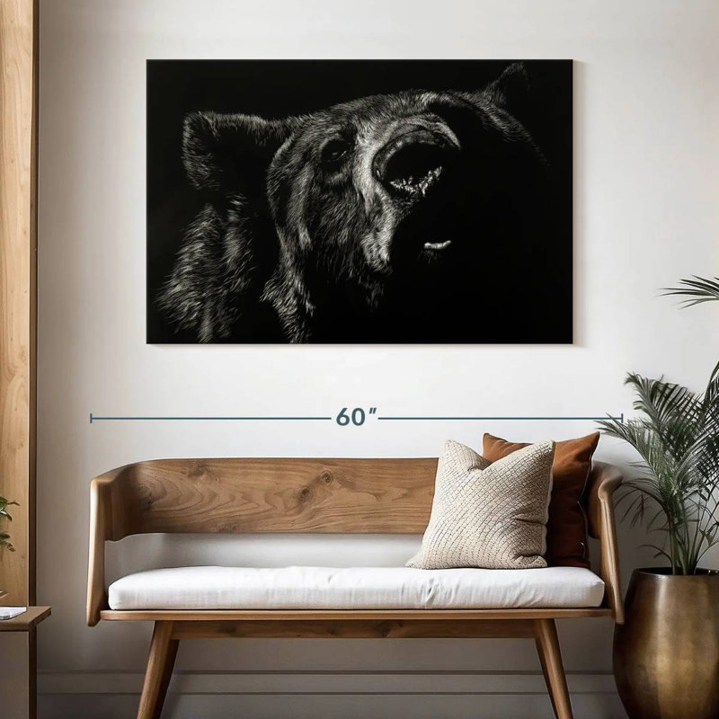 Brampt Scratchboard Critic, 32" H x 48" W