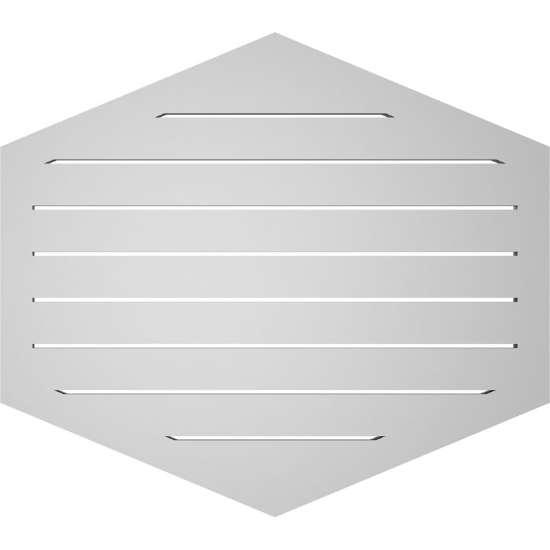 Pente verticale verticale en uréthane 5 pi, H 1,5 po x l 34 po x L 30 po