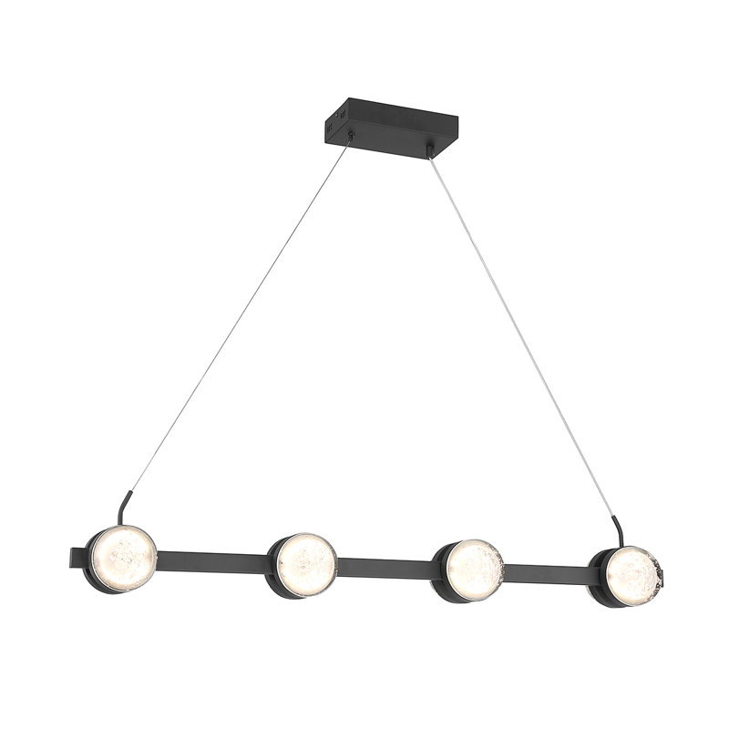 Lustre linéaire moderne à 8 lumières Lydiane