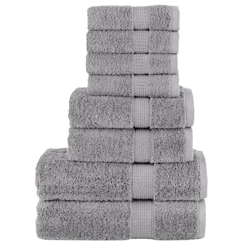 100% Cotton Mulit-Size Set, in Grey