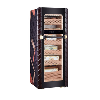 Humidificateur électrique, contrôle de la température et de l'humidité et tiroirs en cèdre espagnol Afidano 1400 Ct