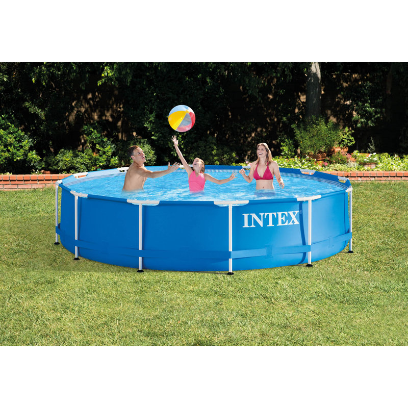 Intex 12' X 30" Metal Frame Pool With Filter & Type A Or C Filter Cartridges