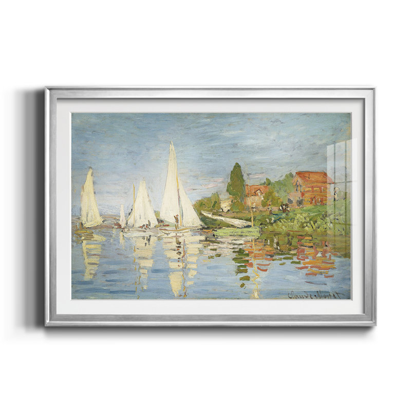 Chapelton at Argenteui - Cadre photo, reproduction d'art sur papier, Argent, H 26,5 po x l 36,5 po x P 1,5 po