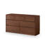 Armoire d'appoint en noyer massif