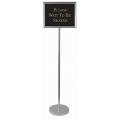 1 Pack Adjustable A Frame Sign Stands For Retail And Small Business 8  5x11inch Floor Stand Table Top And Double Sided Poster Display Black, Today's Best Daily Deals