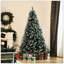 Sapin de Noël artificiel enneigé avec branches réalistes, 61 pommes de pin et 800 pointes