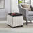 Square Cube Storage Footstool-1052981641