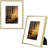 Gold Picture Frame - Set of 2 with Mat
