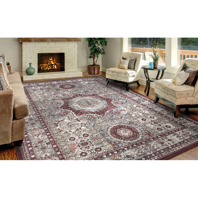 Merseles X 7 pi Tapis, Rectangle 6 pi 7 po x 9 pi 3 po