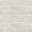 Wrigley - Chalk White Brick Wallpaper
