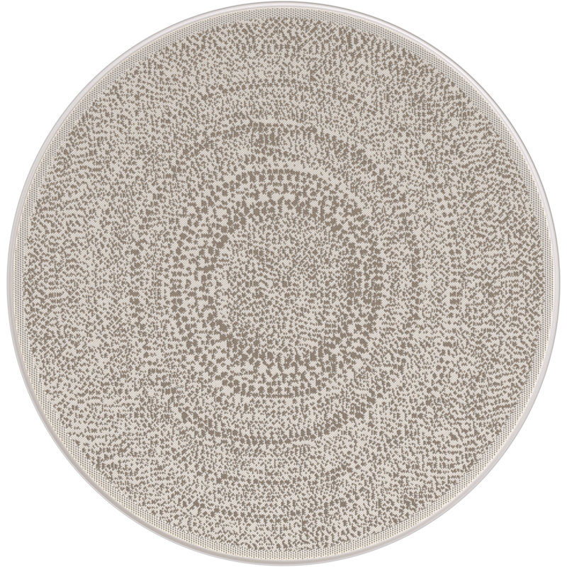 Amoretta Round 120 cm x 120 cm Abstract Indoor / Outdoor Area Rug