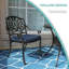 Chaise de patio empilable avec coussin-488639515-484446615
