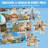 Multi-country jigsaw puzzle，1000pcs matte velvet surface