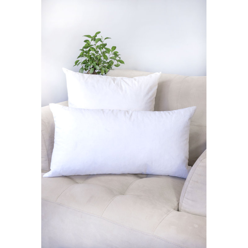 Garniture de coussin rectangulaire, Plumes