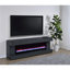 Meuble télé avec foyer et haut-parleur Bluetooth-133407026