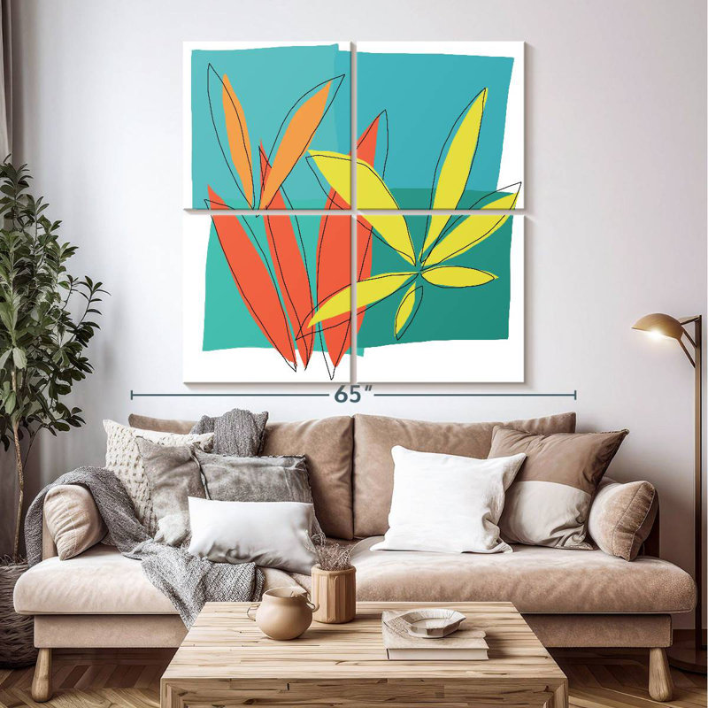 Grasses I, 50" H x 50" W
