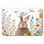 Tapis de bain Floral Lapin Illustration, 16 x 24 po
