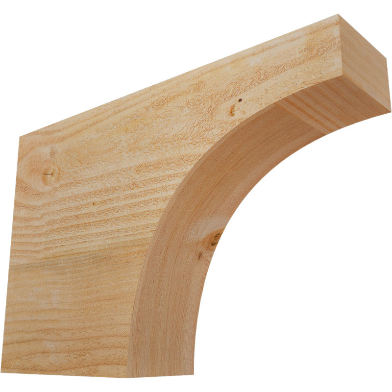 Queue de chevron Huntington, Sapin de Douglas, 12"H x 4"W x 18"L