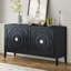 Console en bois avec poignée de porte ronde en métal-2027463647