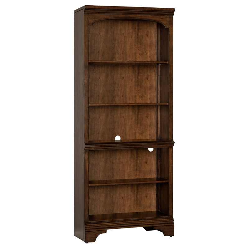 Arnoldus 78-inch 5-shelf Bookcase Burnished Oak