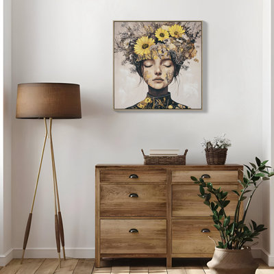 «Beauty Lady», œuvre d'art sur toile