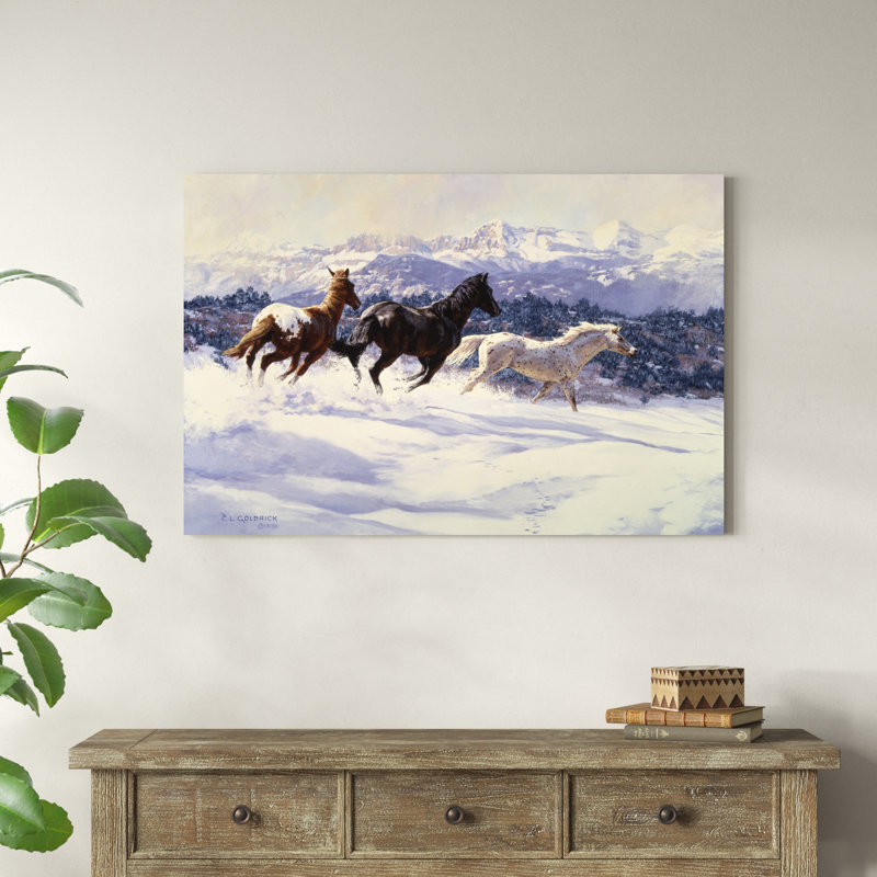 Esprits d'hiver, H 32 po x l 48 po x P 1,25 po