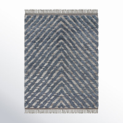 Benjamin Handmade Blue/Pewter Rug