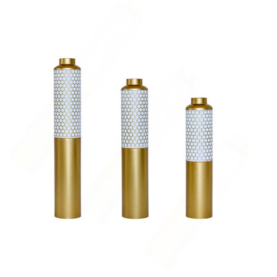 Stunning Decorative Vase Set For Dynamic Tiered Displays And Versatile Home Styling(Set Of 3)