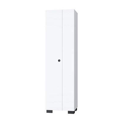 White Cabinet For Household Cleaning - Keep Your Space Clean And Fresh Modern Home Spotless