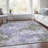 Machine Washable Indoor/Outdoor Xhevrie Lavender Rug-1486116565
