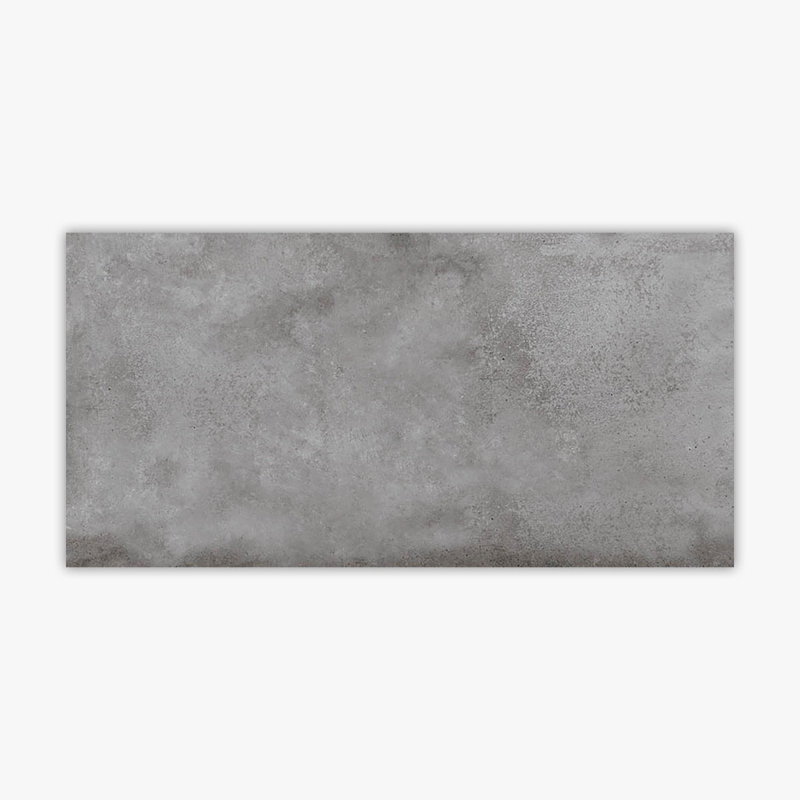 24" x 48" Porcelain Concrete Look Tile, Gray