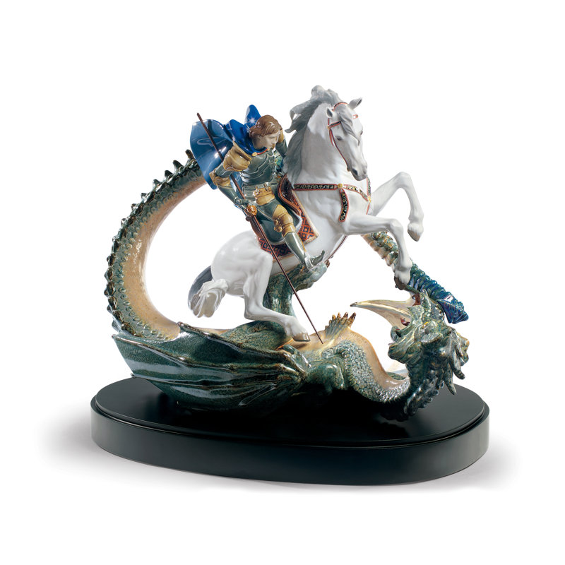 Statue saint george and the dragon