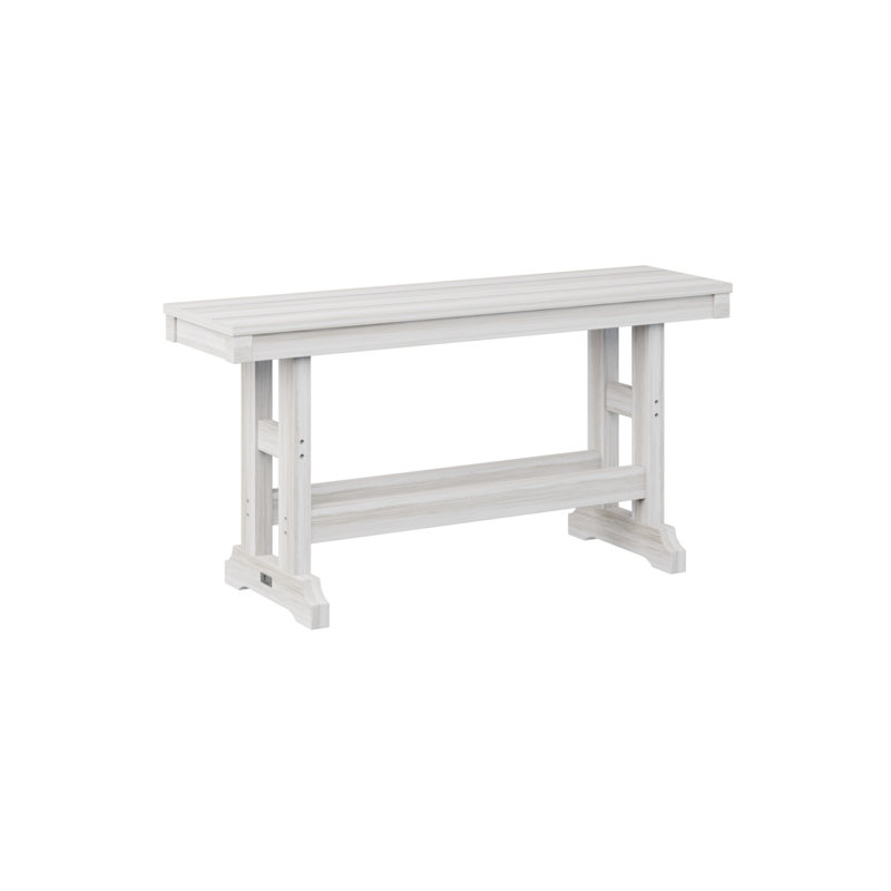 Berlin Gardens Garden Classic 44″ Bench, 18" H x 44" W x 12.5" D, Seashell