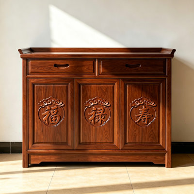 Chinese-style retro high-end minimalist sideboard