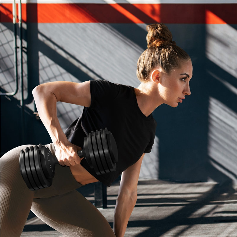 Quick Adjust Dumbbell For Home Gym