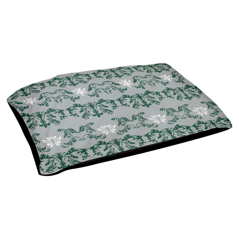 Lit pour chat Houston Houston, Taille grande - L 42 po x l 52, Gris / vert / blanc / noir
