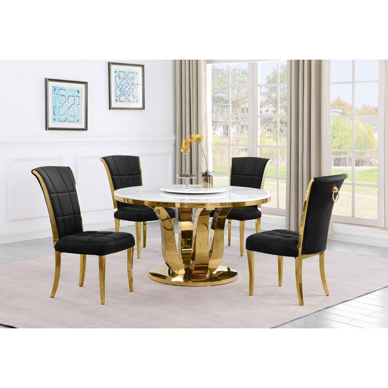 Ensemble repas 54 po Ridgefield, Noir