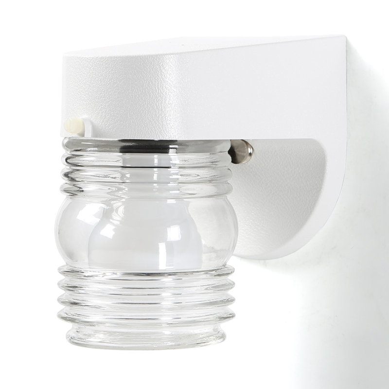 One Light Outdoor Wall Lantern from Generation Lighting , White