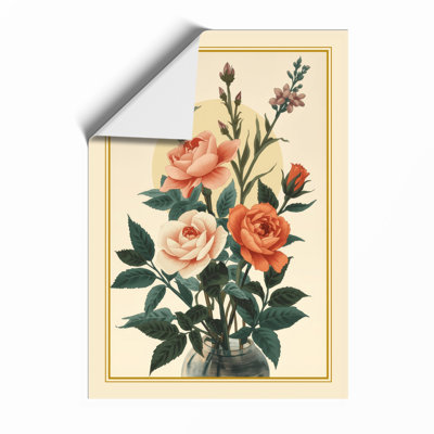 Rose Study Botanical - Print