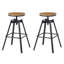 Kamena Swivel Adjustable Height Counter Stool